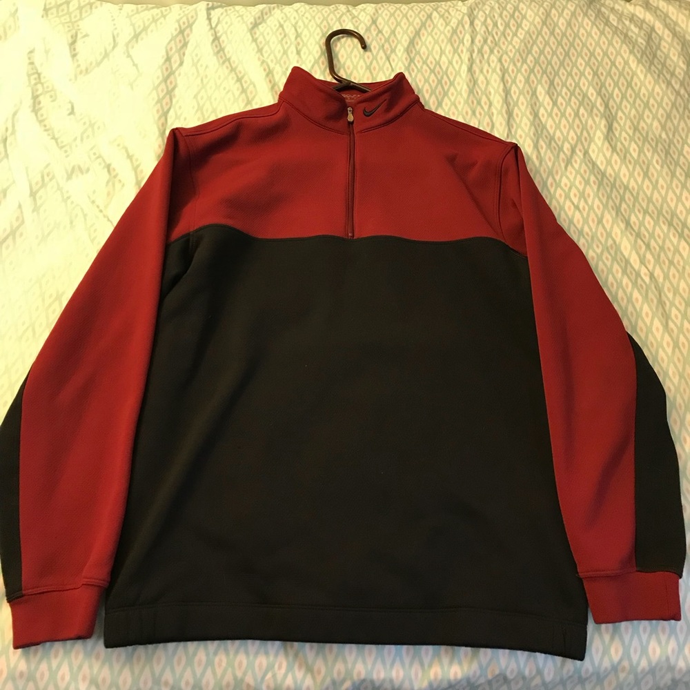 Nike Golf Fleece lined Half Zip Jacket Sz. Sm